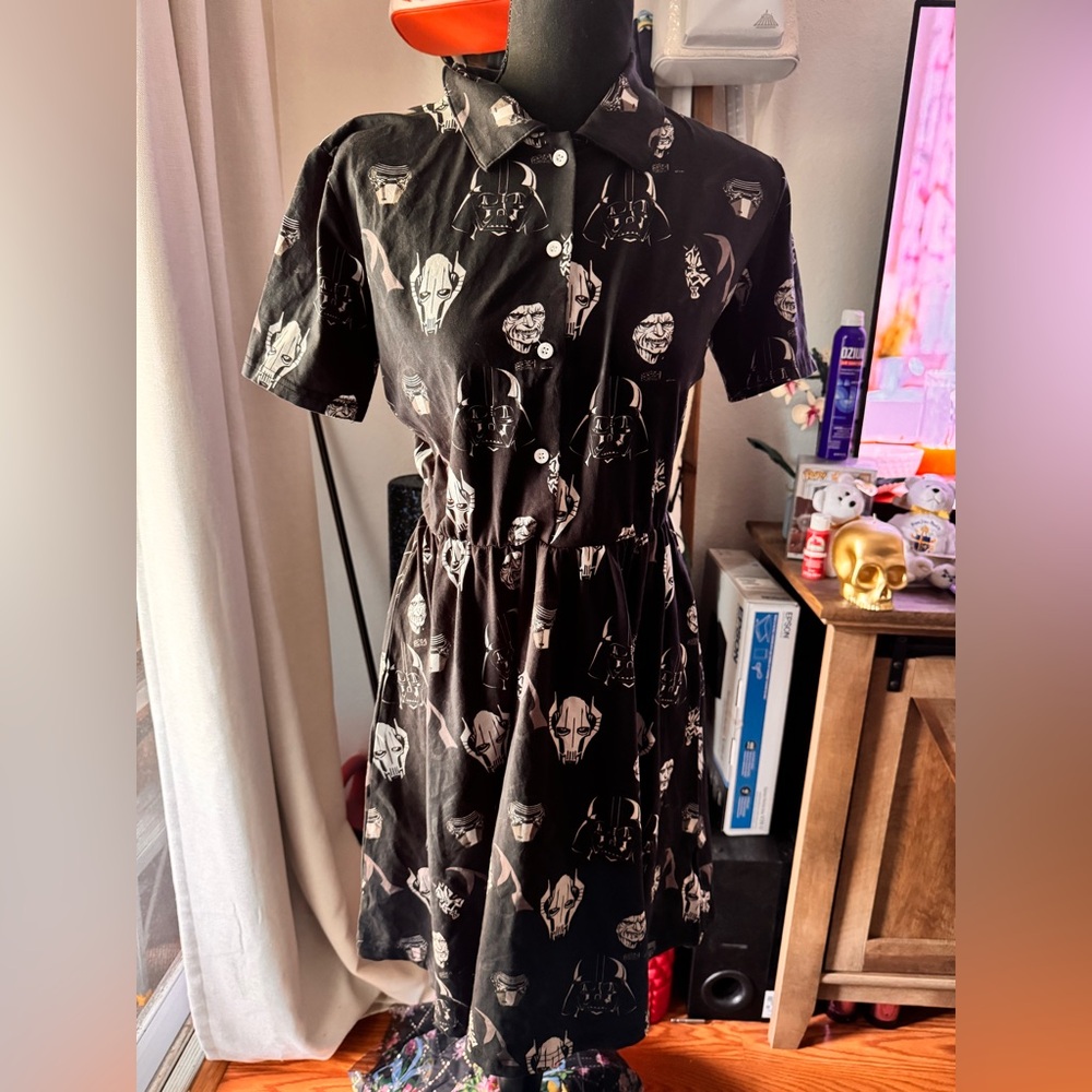 Cakeworthy dark side button up dress